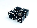 Valve Stem Caps Set of 4 Black and White Dice for Hot Rod Car Truck ATV (——–——)