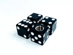 Valve Stem Caps Set of 4 Black and White Dice for Hot Rod Car Truck ATV (——–——)