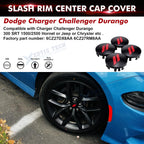 4PCS 63mm 2.5-Inch ABS Rim Center Cap Cover Replacements for Dodge (2007-2014)