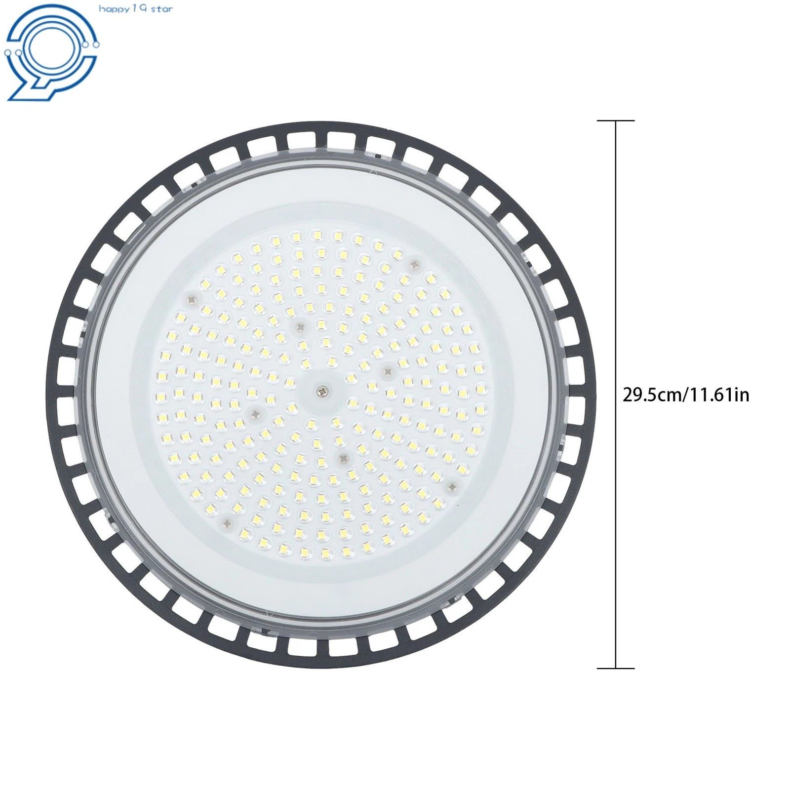2X 150W UFO LED High Bay Light 18000LM with Hook Safety Rope