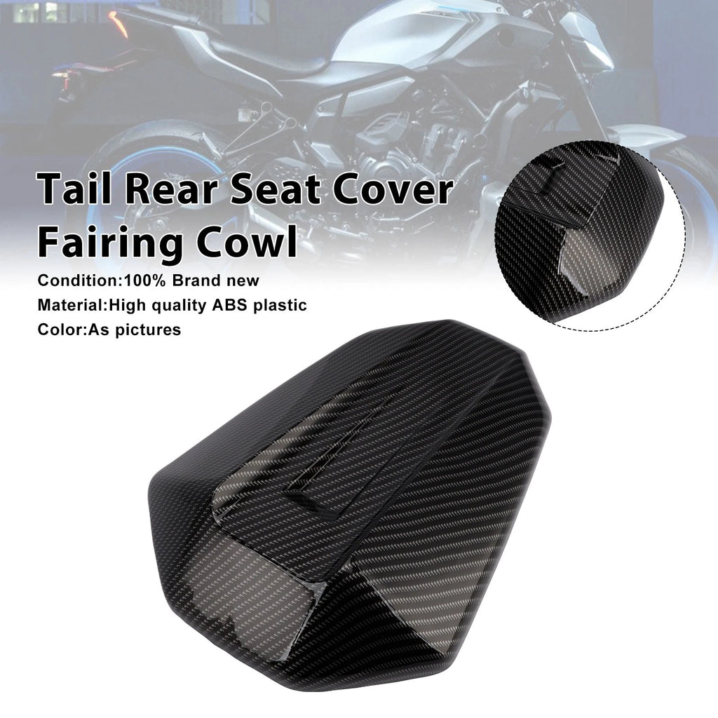 Tail Rear Seat Cover Fairing Cowl for Yamaha MT-07 MT07 (2025–2026) Carbon