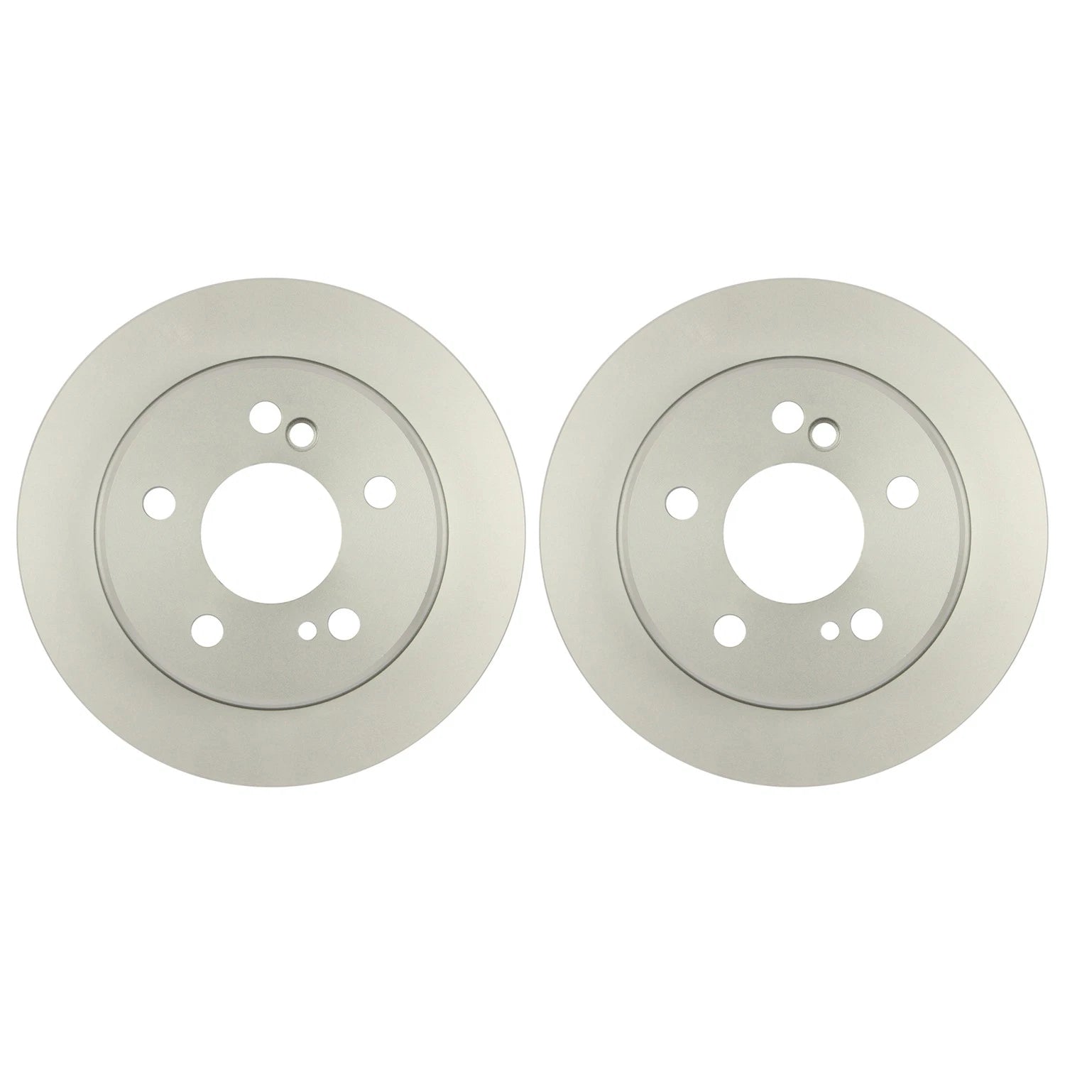 Set of 2 Bosch QuietCast Rear Disc Brake Rotors for W124 300D 300E W201 190D