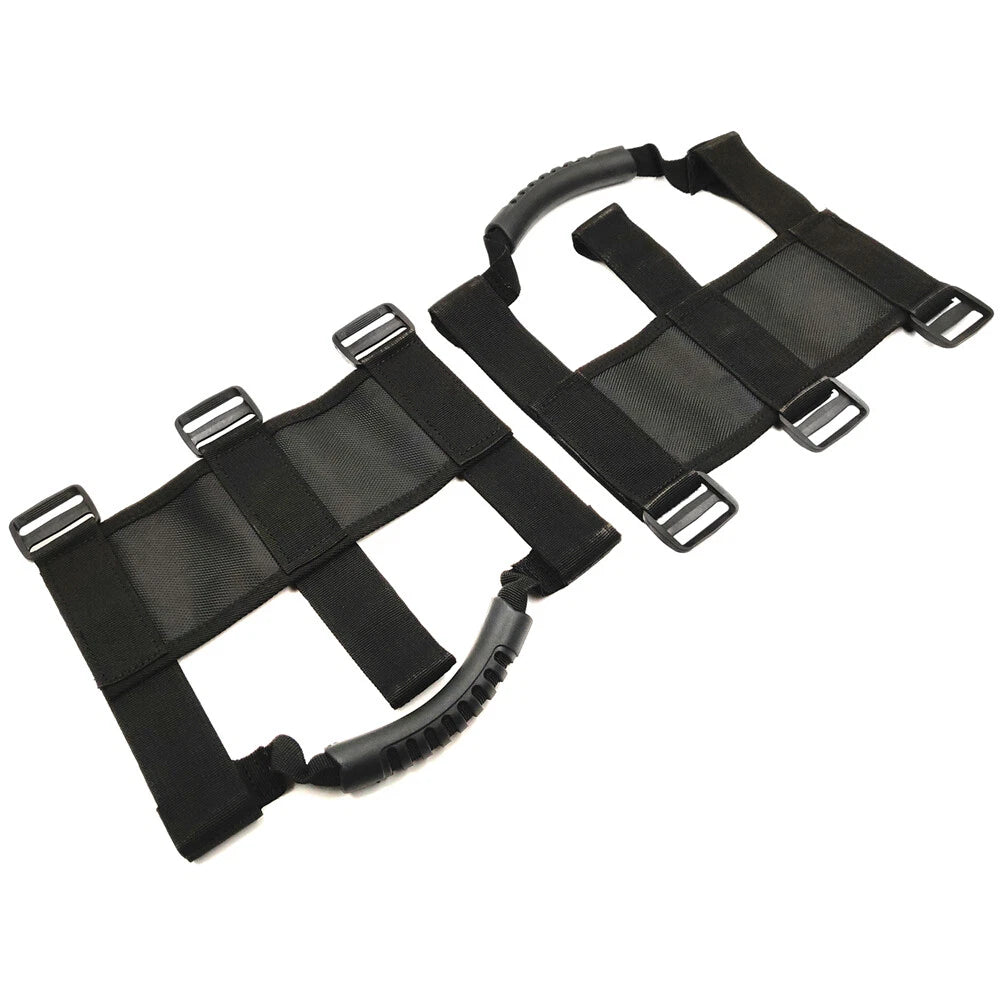 Adjustable Grab Handle Straps for ATV & UTV Roll Bar (Universal Fit)