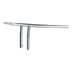 10" T-Bar Handle Bar for Harley Softail Dyna Sportster XL 883 XL1200 (Chrome)