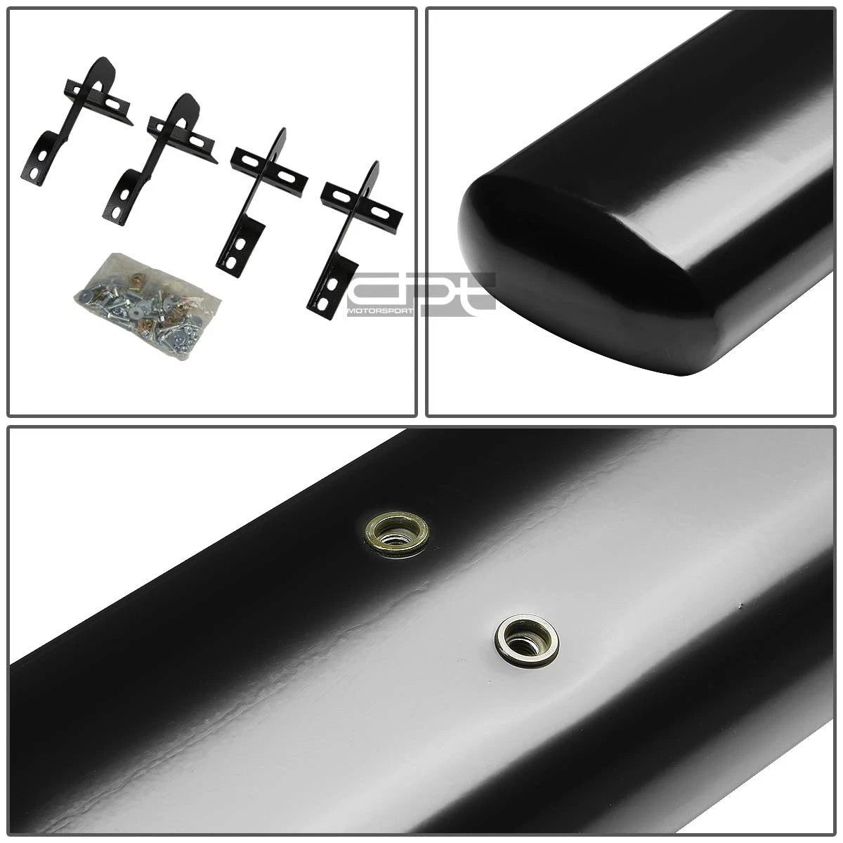 5" Black Oval Side Step Nerf Bar Running Board for Ford F150 Supercrew (2004–2008)