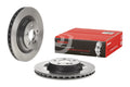 Brembo 330mm Coated Disc Brake Rotor for Mercedes R230 SL600 (2002–2012)