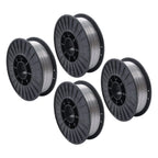 Set of 4 Flux Core Welding Wire Spools for MIG Welding (Gasless)