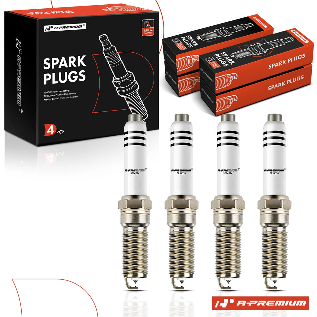 Set of 4 Iridium Platinum Spark Plugs for GMC Acadia Cadillac XT5 (2020–2022)