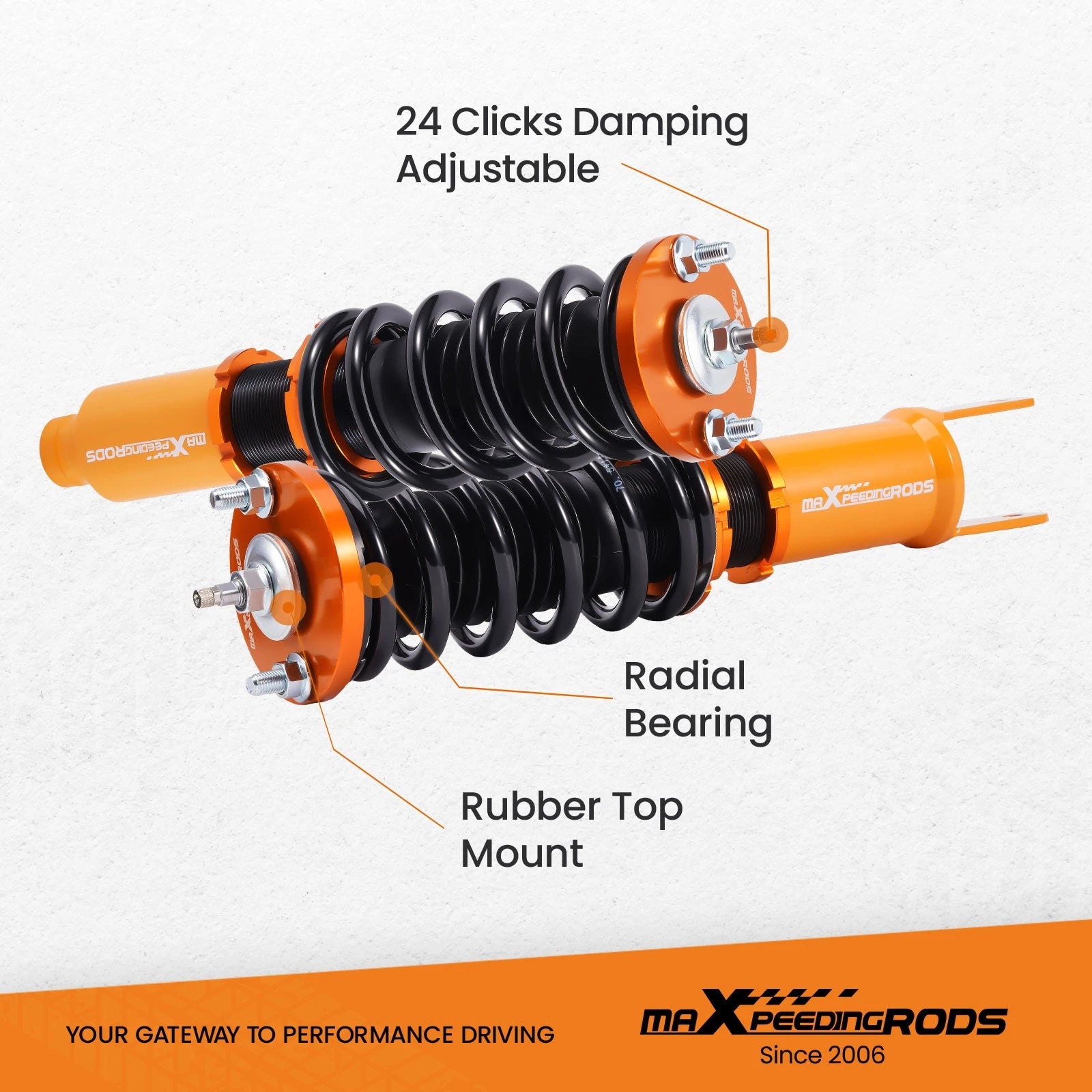Coilovers for Honda Civic CRX (1988–1991) & Acura Integra (1994–2001)