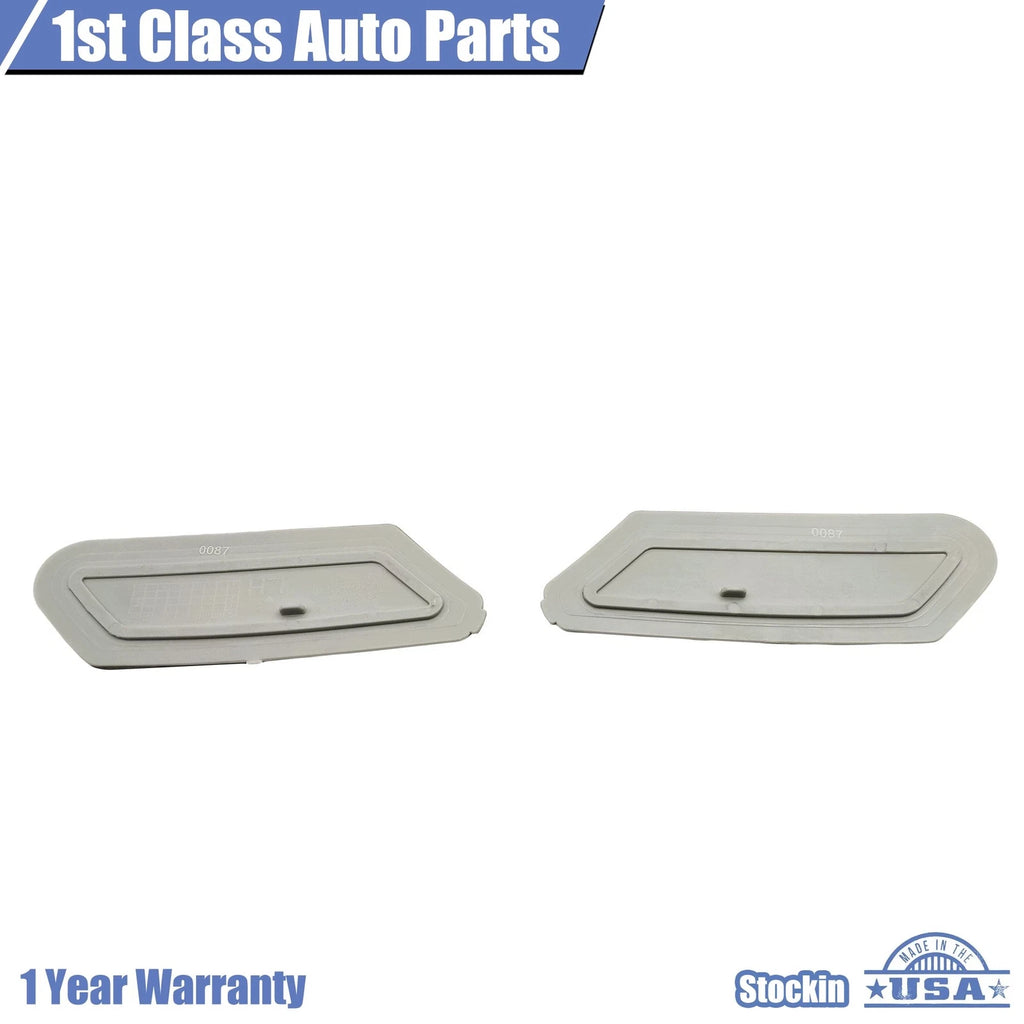 2X Smoke Front Bumper Reflector Side Marker Lights for Audi Q5 (2018-2020)