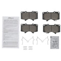 Front Ceramic Brake Pads Kit for Toyota Sequoia/Tacoma (2001–2023)
