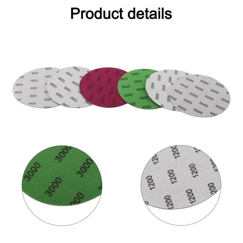 24pcs Wet Dry Sandpaper Discs for Automotive Applications