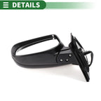 Left Side Door Mirror for Toyota Yaris Hatchback (2012–2018) Manual Folding Gloss Black