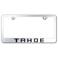 Stainless Steel License Plate Frame - Officially Licensed for Chevrolet Tahoe