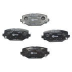 Set of 4 Hella Low-Metallic Disc Brake Pads for Chrysler Dodge Ram Volkswagen