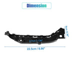 Pair Front Bumper Bracket for Honda Civic (2005–2011) NO.71198-SNB-003
