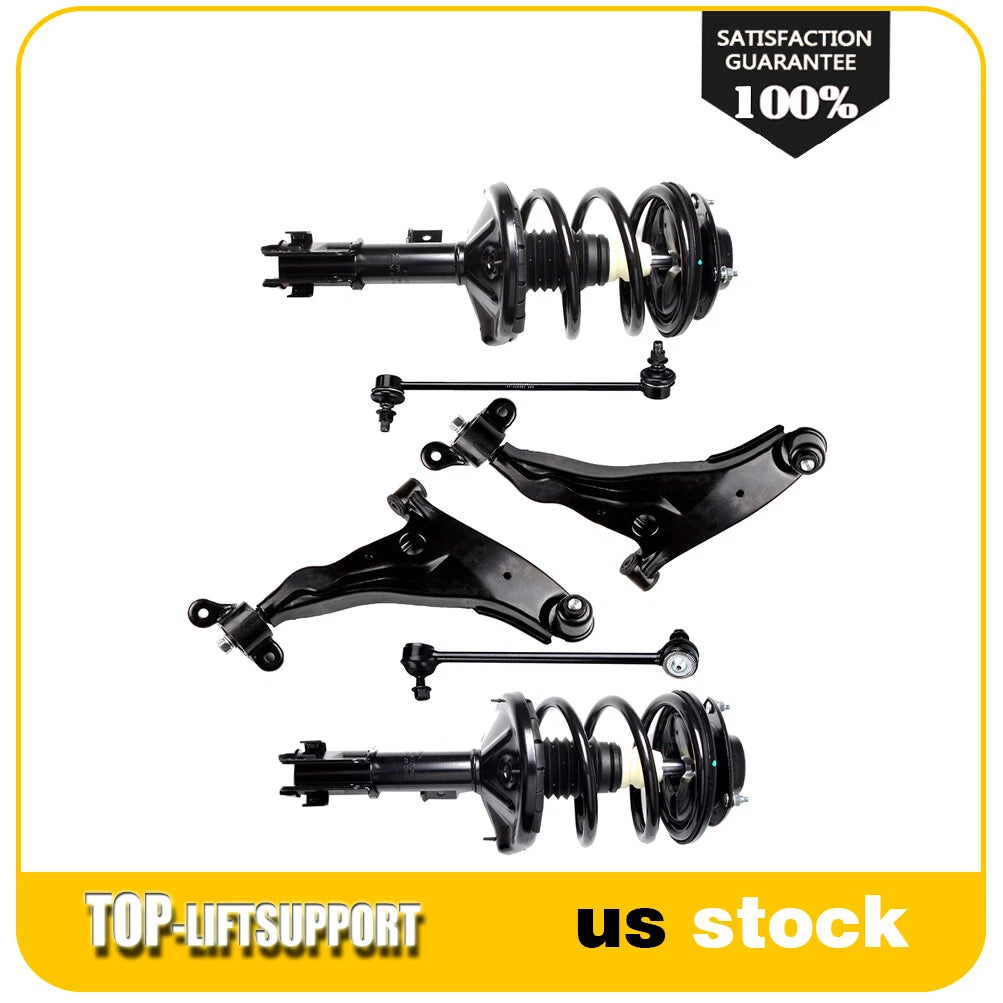 Set of 6 Front Struts for Chrysler Sebring (2002–2005)