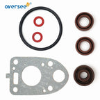Lower Unit Gearbox Gasket Seal Kit for Yamaha 2T 3HP 3A 3B (6L5-W0001-21)