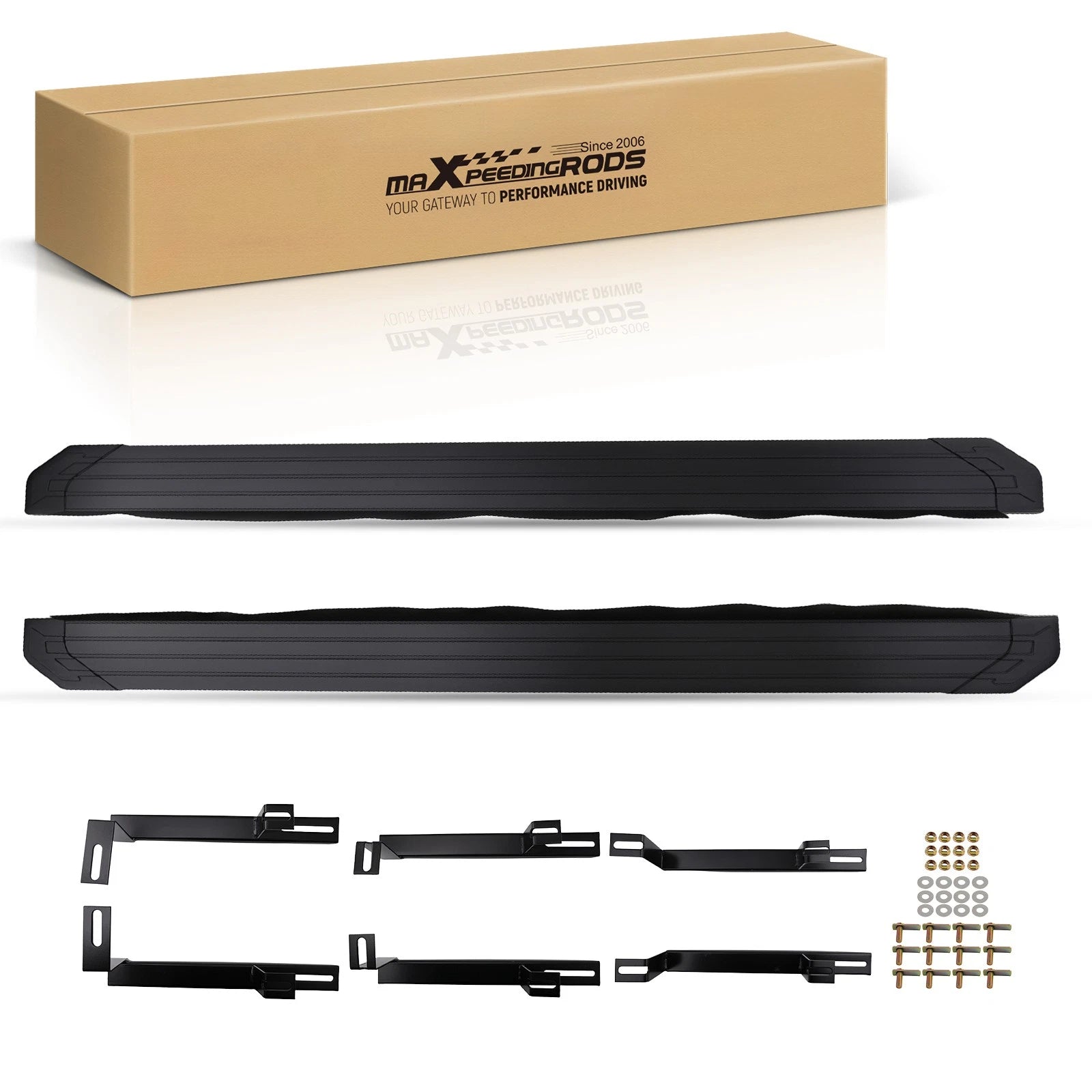 Set of 2 Side Steps Nerf Bars for Chevy Traverse / Buick Enclave (2018–2024)