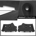 Pair Front Under Body Splash Guard Shield for Audi A6 S6 C7 A7 (2011–2017)
