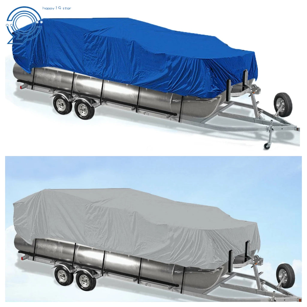 Pontoon Boat Cover for 17-20FT & 21-24FT (2017–2020) UV Waterproof Dust Resistant