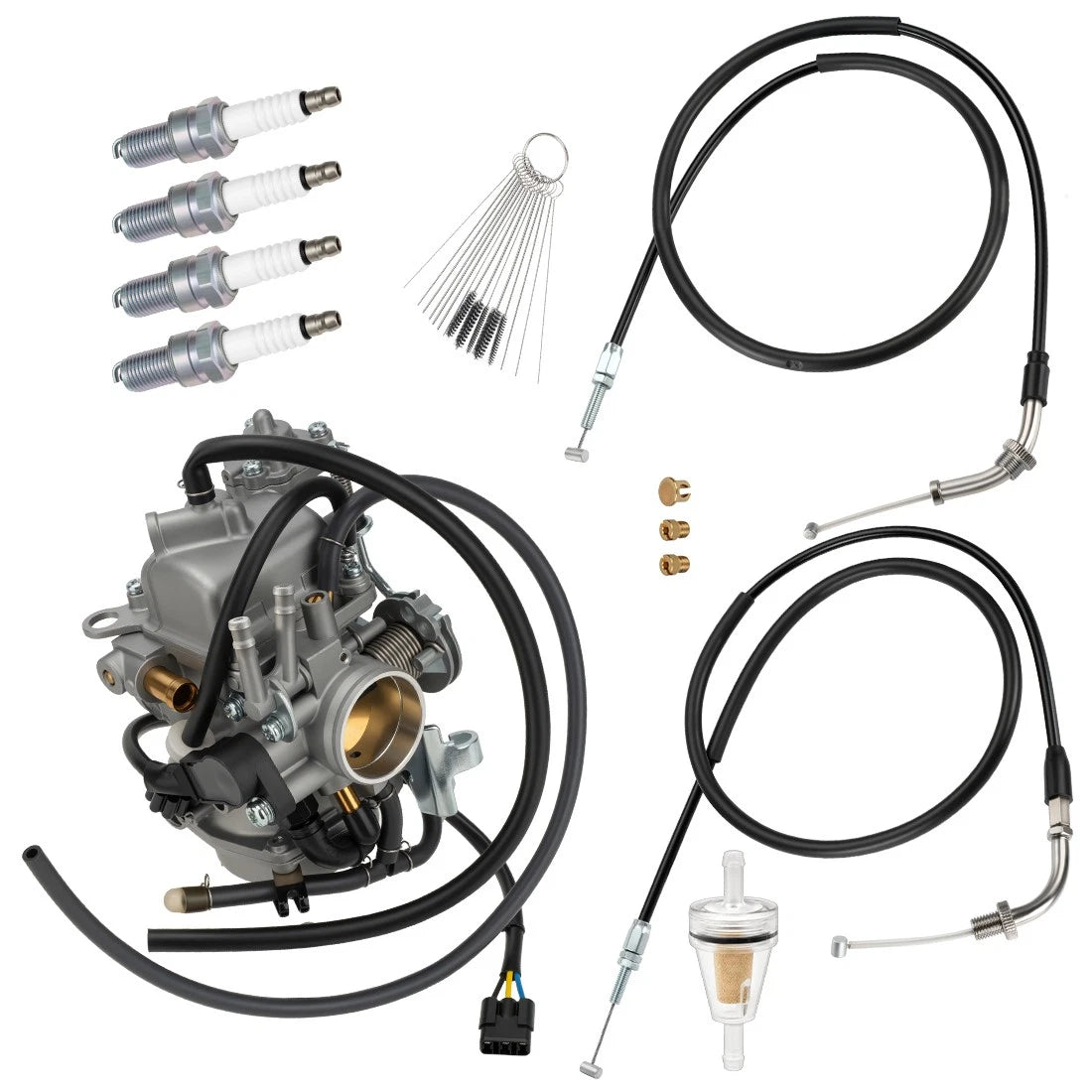 Carburetor for Honda Shadow Aero 750 VT750C (2004–2009) 16100-MEG-033 w/ Cable Set