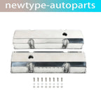 Fabricated Aluminum Valve Covers for SB Chevy SBC 327 350 383 400 (1960–2002)