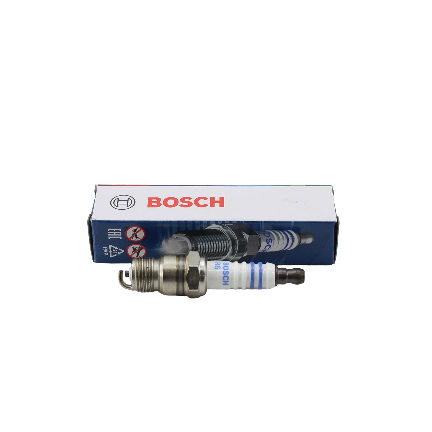 Set of 4 Spark Plugs for Chevy Buick Dodge Ford GMC Pontiac (Bosch HR9BC)