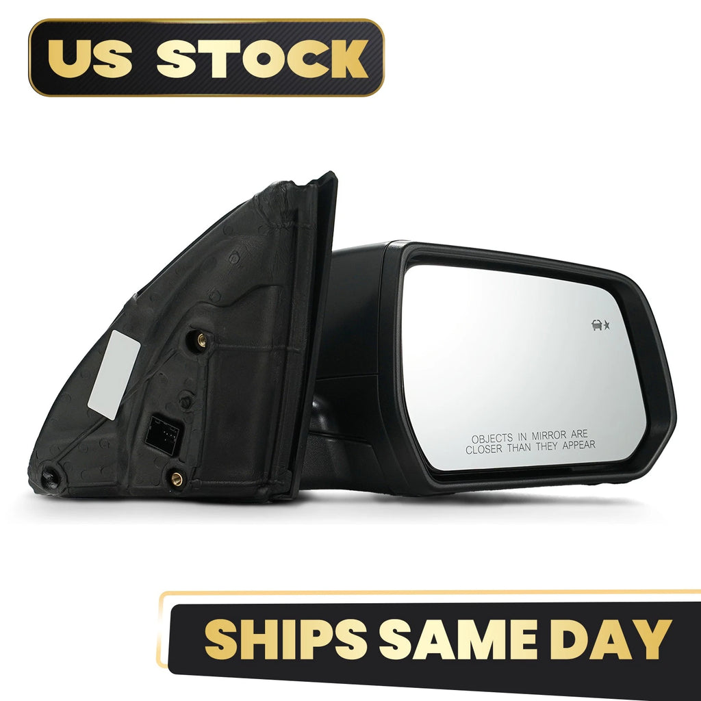 Right Side Door Mirror for GMC Acadia (2017–2019) Power, Heated, Blind Spot, 7 Pins