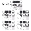 Set of 5 Carb Repair Rebuild Kits for SeaDoo 650 717 720 787 800