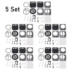 Set of 5 Carb Repair Rebuild Kits for SeaDoo 650 717 720 787 800