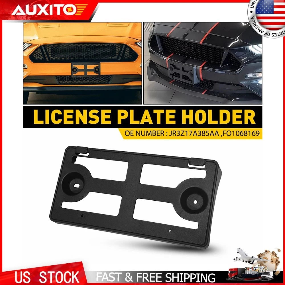Front License Plate Bracket for Ford Mustang (2018–2022) FO1068169 JR3Z17A385AA