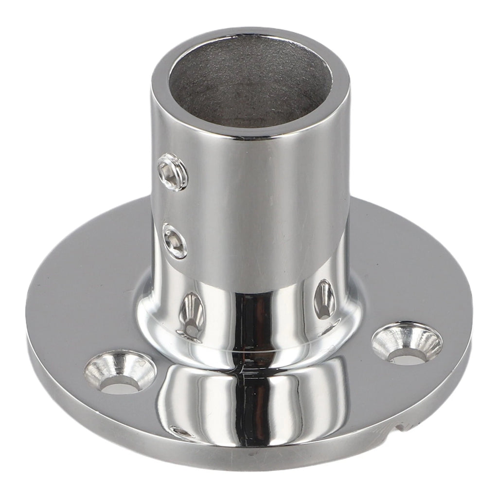 316 Stainless Steel Handrail Base for Yacht (Fits 78" or 1" Tube)