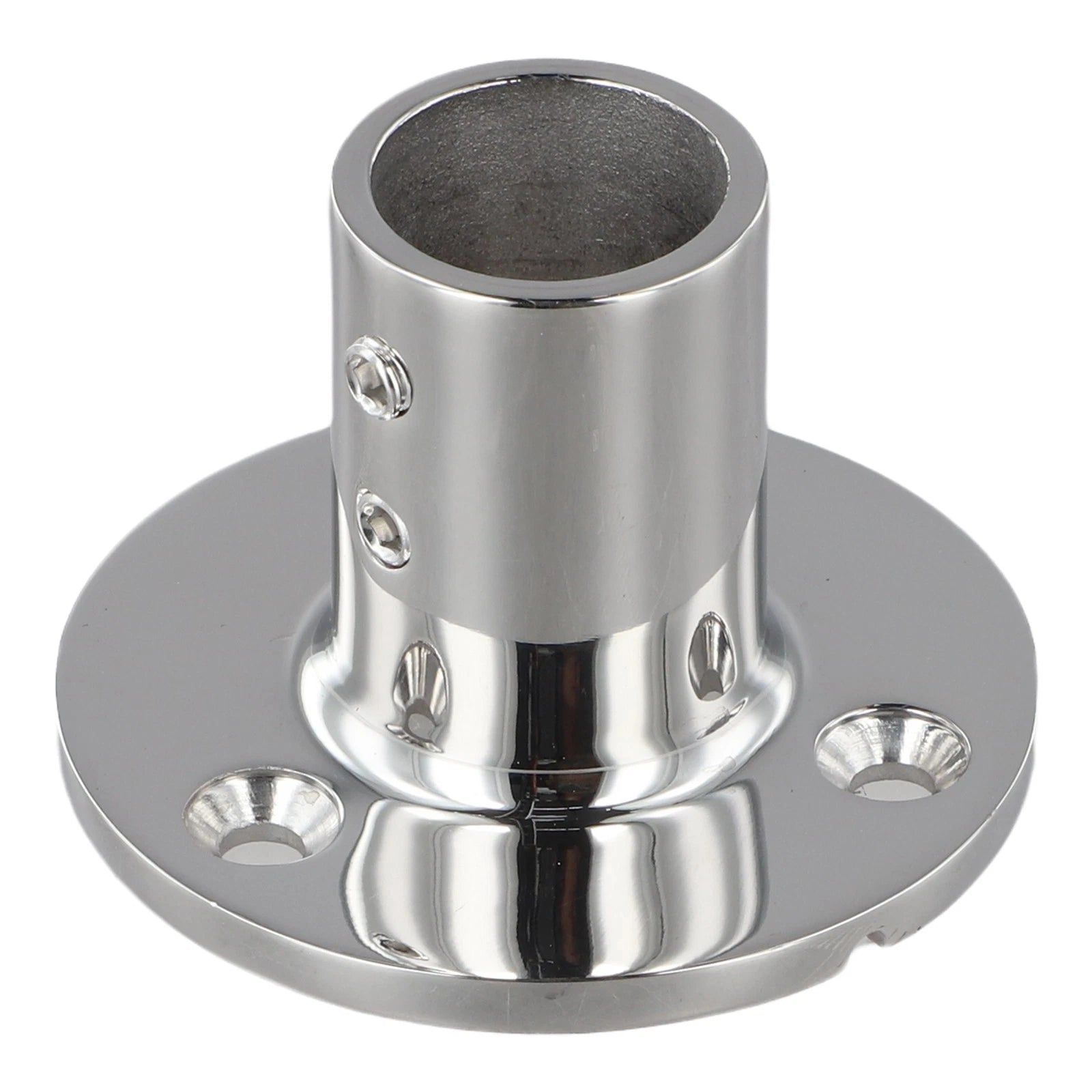 316 Stainless Steel Handrail Base for Yacht (Fits 78" or 1" Tube)