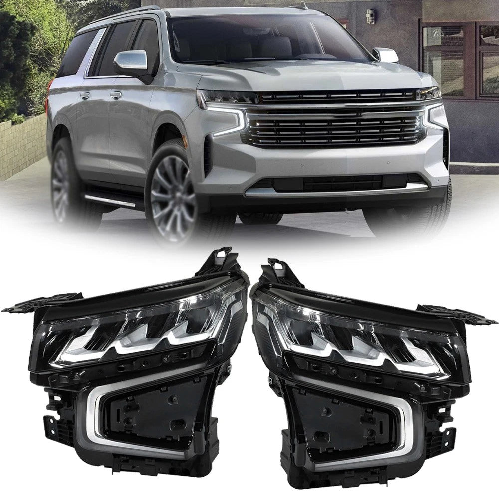 Full LED Headlights for Chevy Tahoe/Suburban (2021–2023)