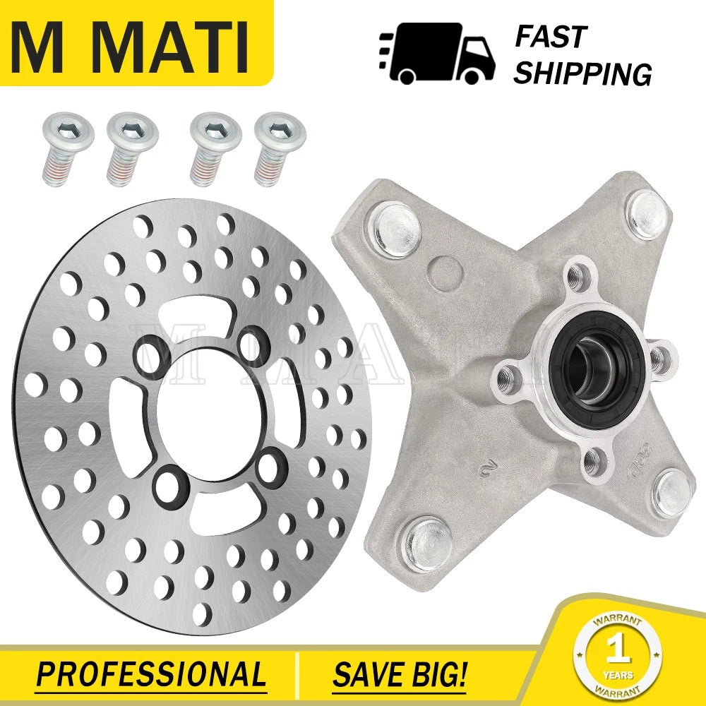 Front Wheel Hub & Disc Rotor for Yamaha Raptor 125 250 (2008–2013)
