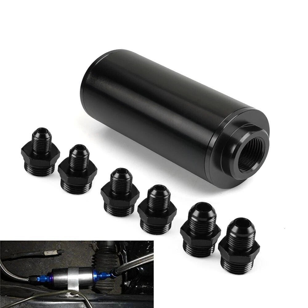 Inline Fuel Filter for Fuel Pump Mounting Bracket (AN6/AN8/AN10)