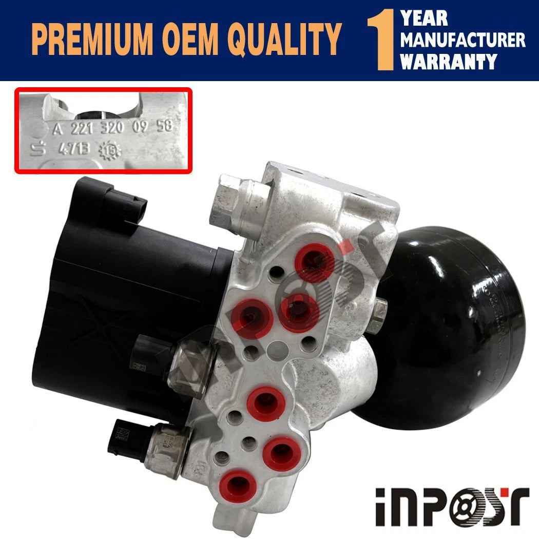 Front Hydraulic Valve Block Suspension Pump for Mercedes W221 S600 (2007–2013)