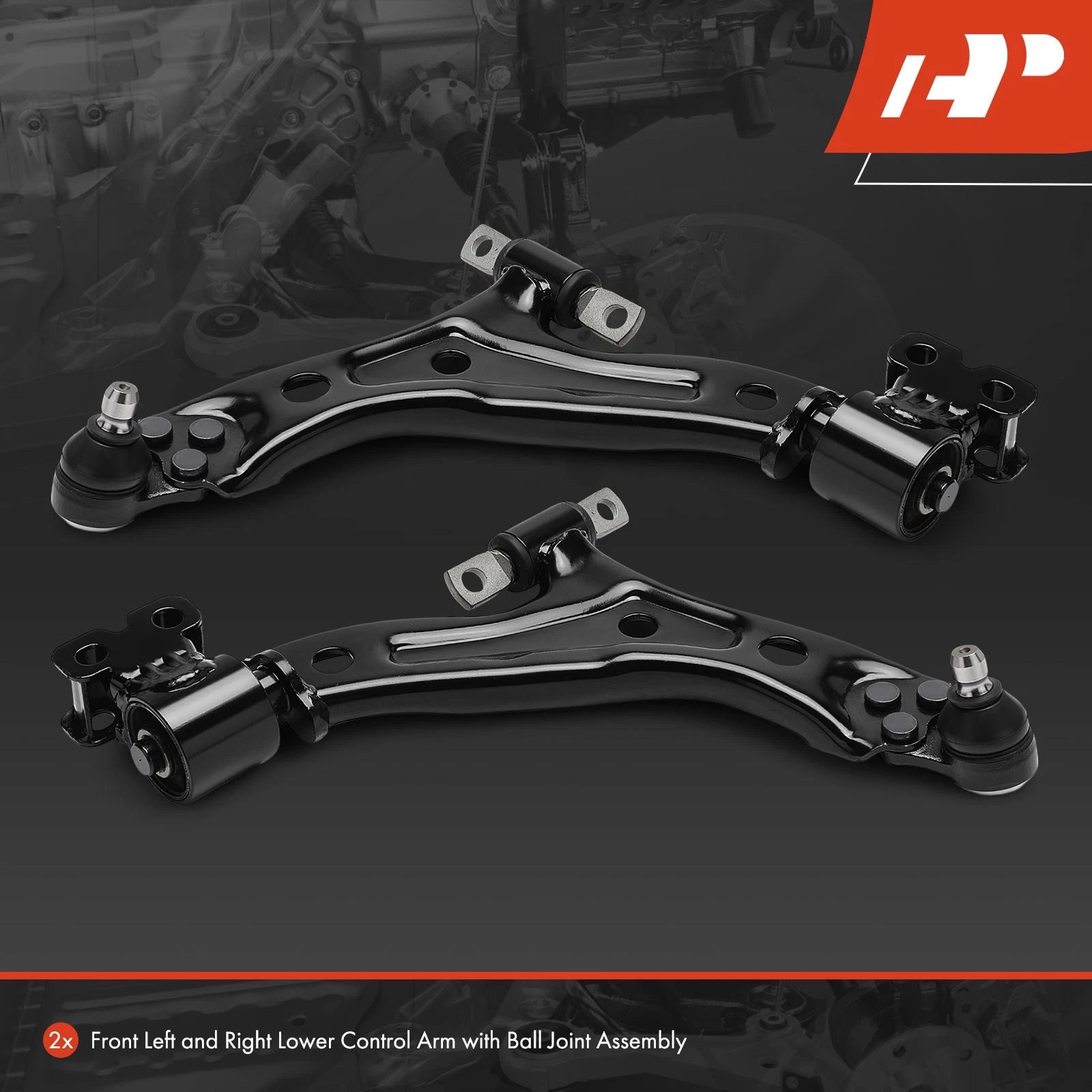 2X Front Lower Control Arm with Ball Joint for Chevy Spark (2016-2022)