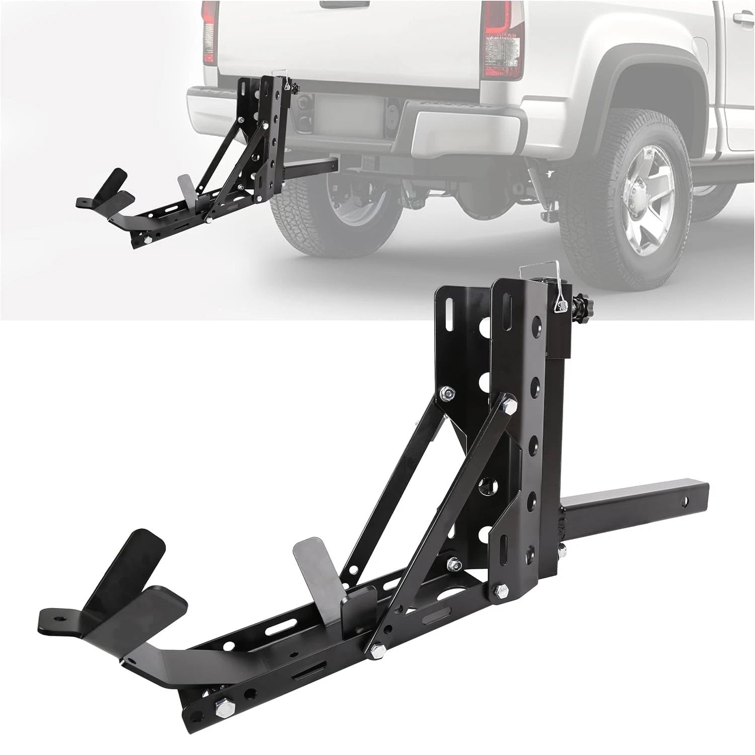 800lb Motorcycle Scooter Carrier Tow Receiver Hitch Mount Rack