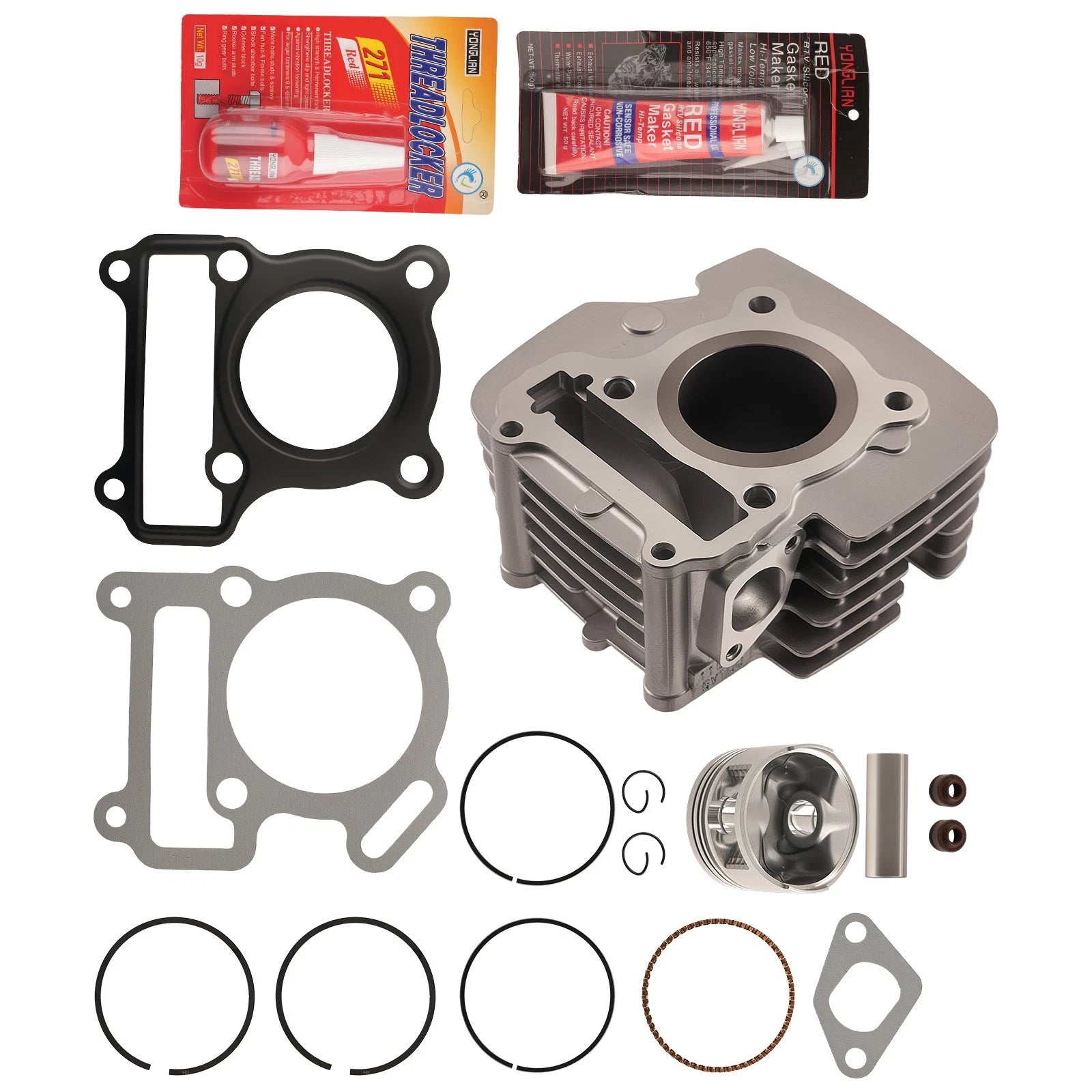 Top End Kit for Yamaha TTR 110 TTR110E (2008–2025) - Cylinder Block Piston Gasket