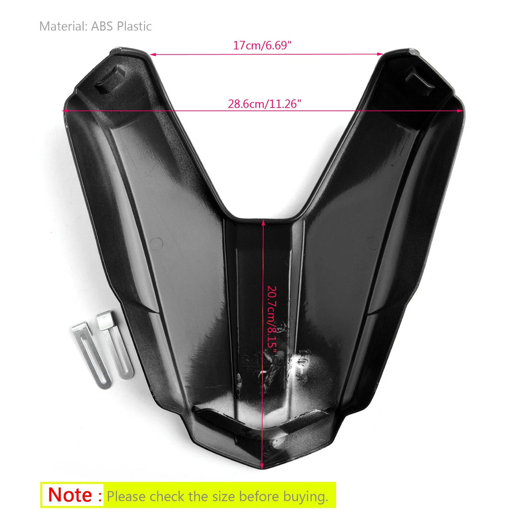 Rear Seat Passenger Cover Cowl for Honda CB500F CBR500R (2016–2024) Black