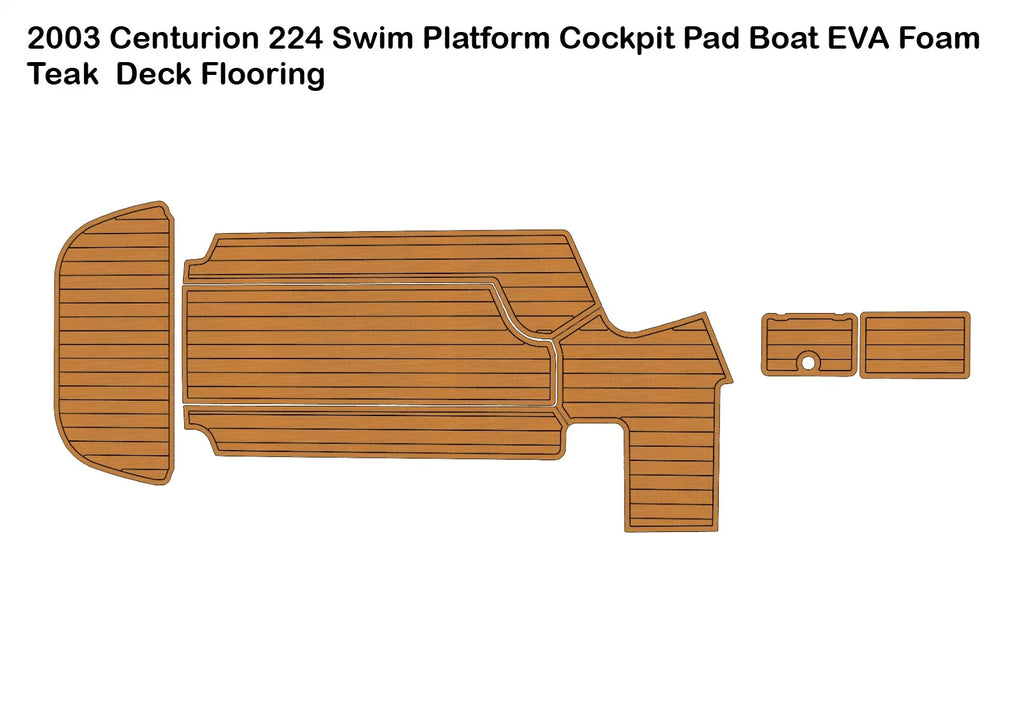 EVA Foam Teak Deck Flooring for Centurion 224 (2003)