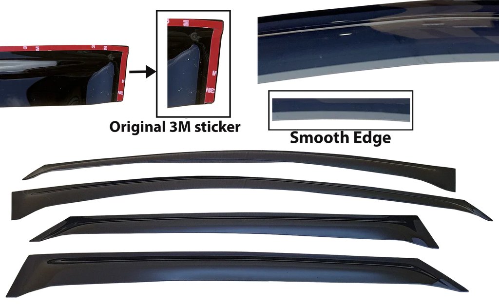 Weather shield Window visor for Hyundai ix35 (2010–2015)