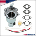 Carburetor Kit 12853118S for Craftsman LT1000 (Kohler 17HP OHV)