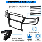 Bumper Grille Guard for Ford Explorer (2006–2010) Black
