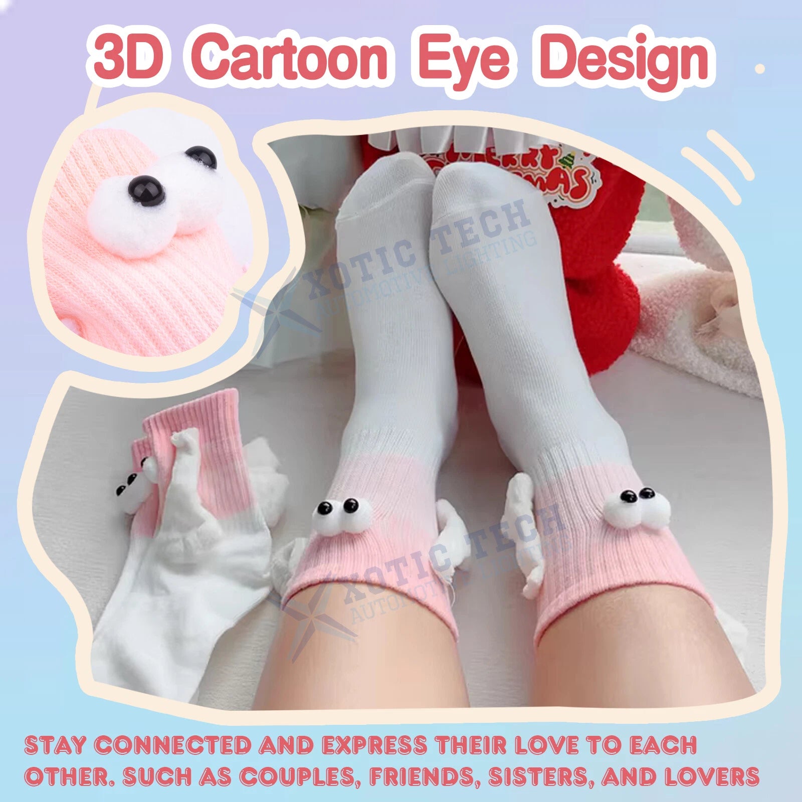 Cute Magnetic Connection Doll for Christmas & Birthday Socks (2020-2020)