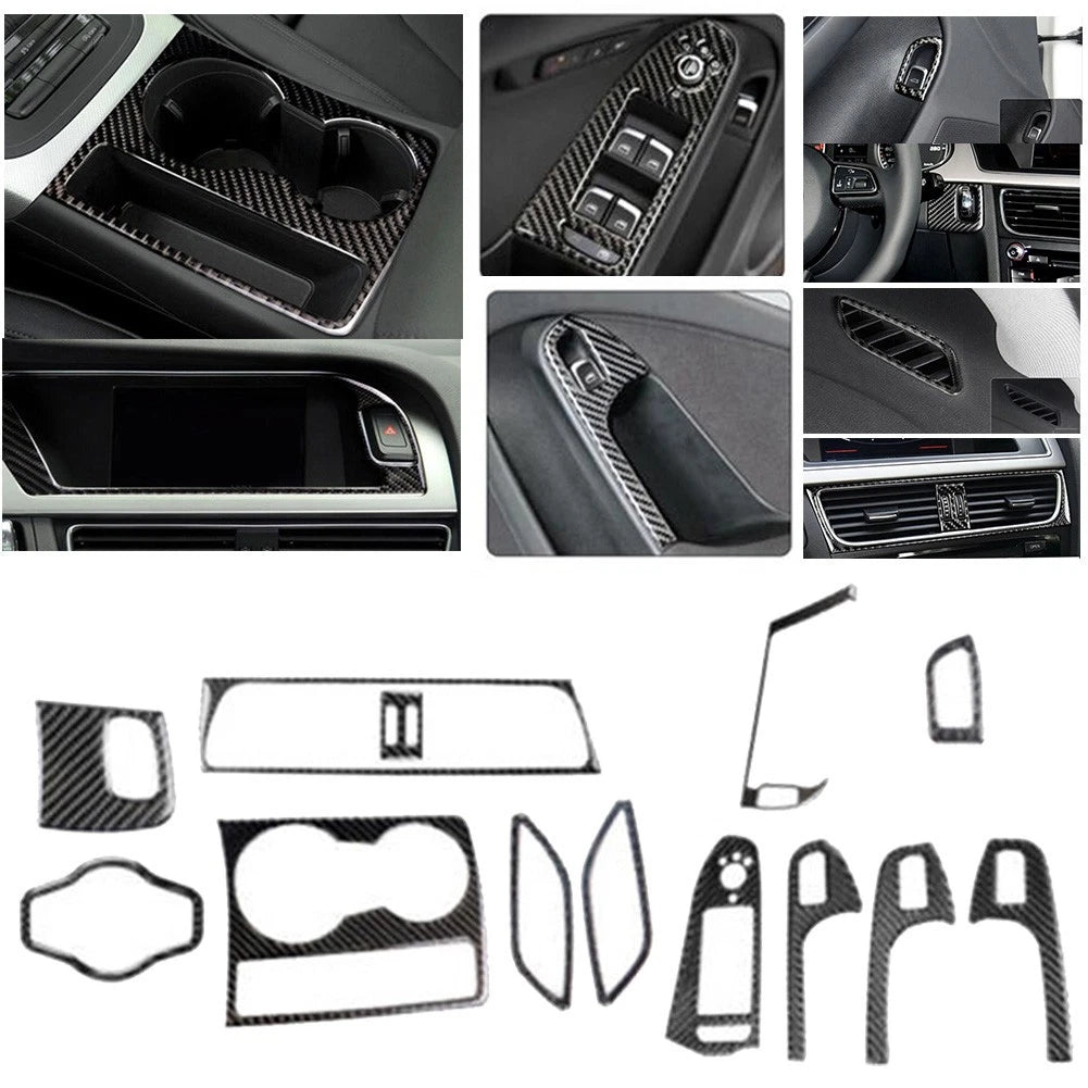 Carbon Fiber Interior Set for Audi A4 B8 (2008–2015)