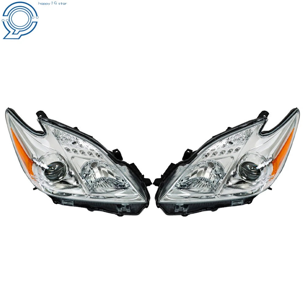 Headlights for Toyota Prius (2012–2015) Halogen Type Driver & Passenger