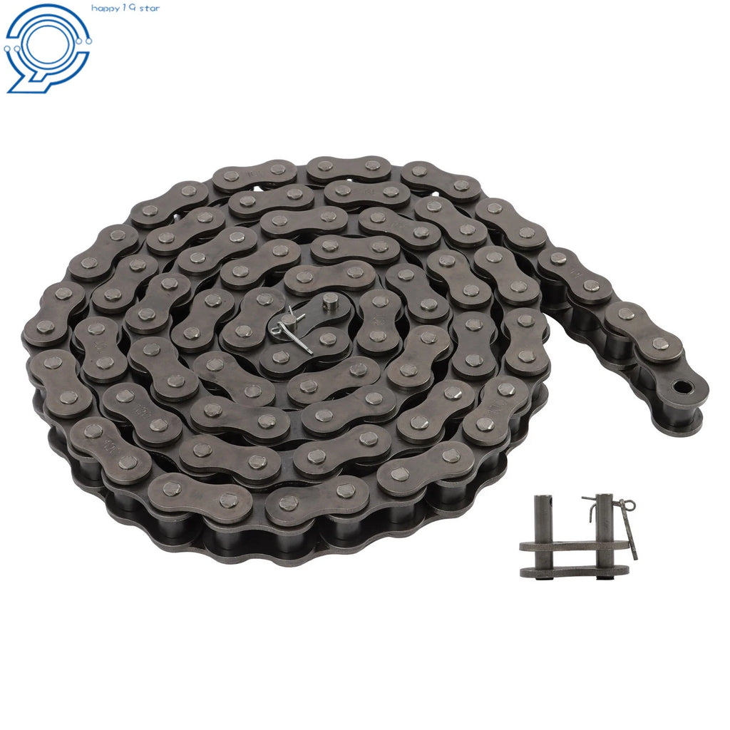 10 Feet Heavy Duty Roller Chain with 1 Connecting Link